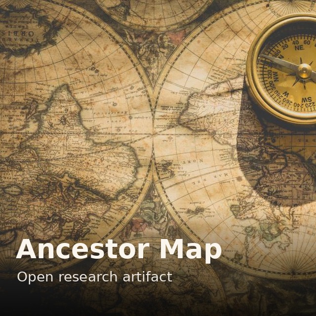 Ancestor Map — open research artifact